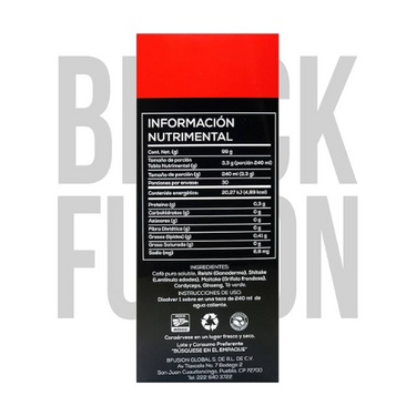 Café Premium Original Hongos Black Fusión 30 Sobres De 3.3 Gramos /con Ganoderma , Shitake Y Maitake